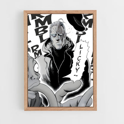 ap-king one punch man-10 cadre Bois clair