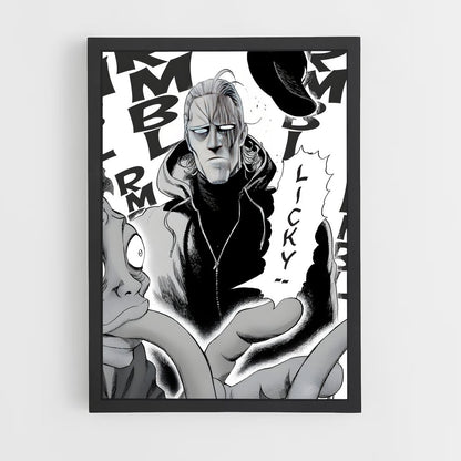ap-king one punch man-10 cadre Noir