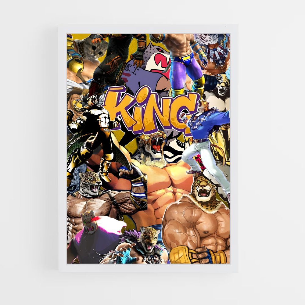 ap-king tekken-5 cadre Blanc