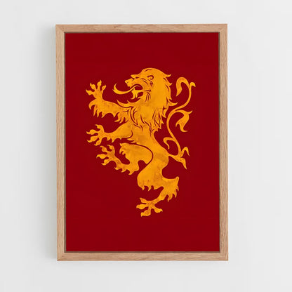 ap-kingdom of leon flag-1 cadre Bois clair