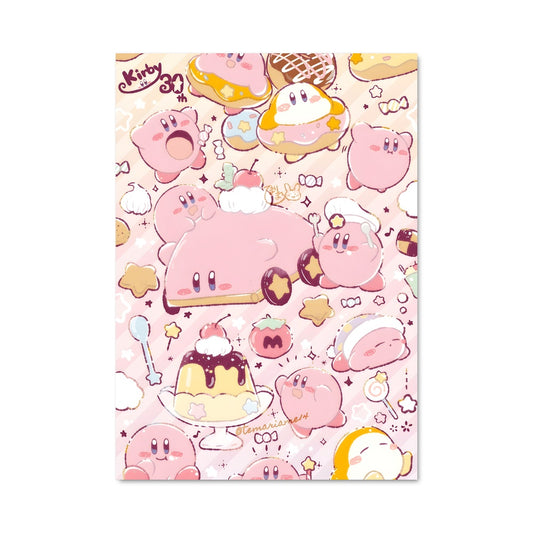 Poster Kirby Kawaii Adventure