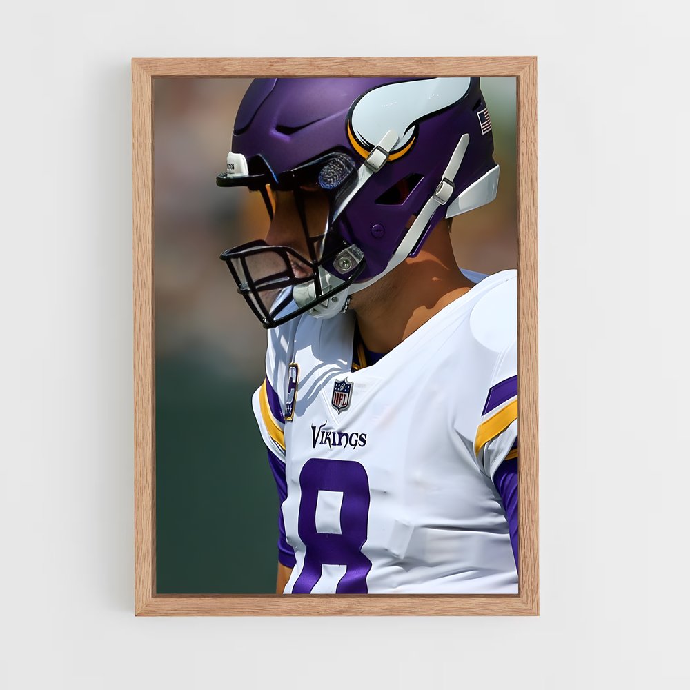 ap-kirk cousins-4 cadre Bois clair