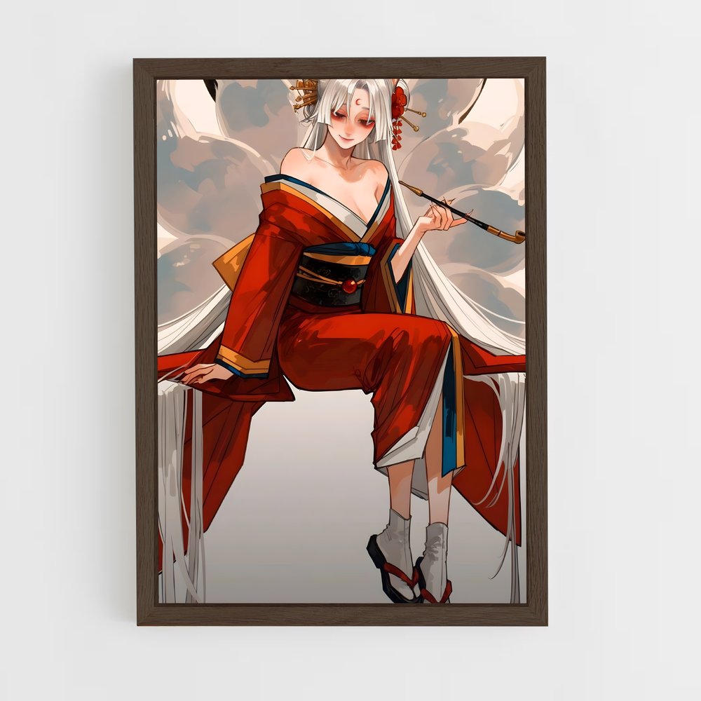 ap-kitsune-2 cadre Bois foncé