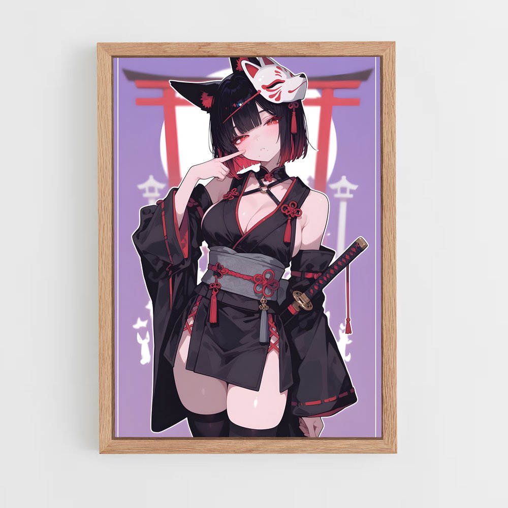 ap-kitsune-5 cadre Bois clair