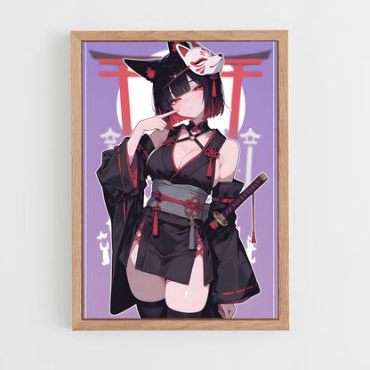 ap-kitsune-5 cadre Bois clair