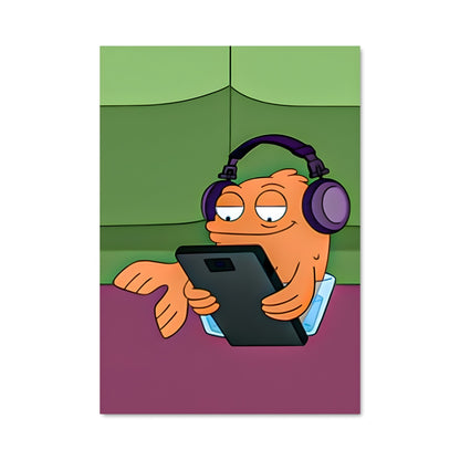 Poster Klaus le Poisson Chill