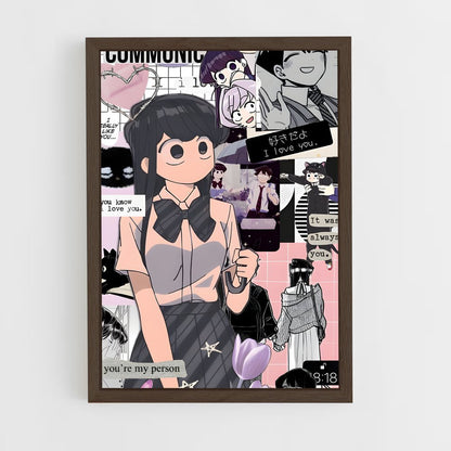 ap-komi shouko-8 cadre Bois foncé