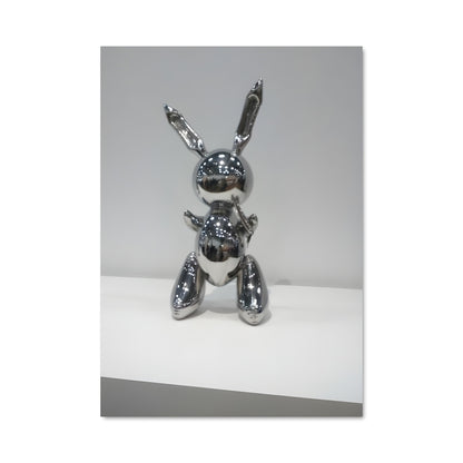 Poster Lapin Argenté