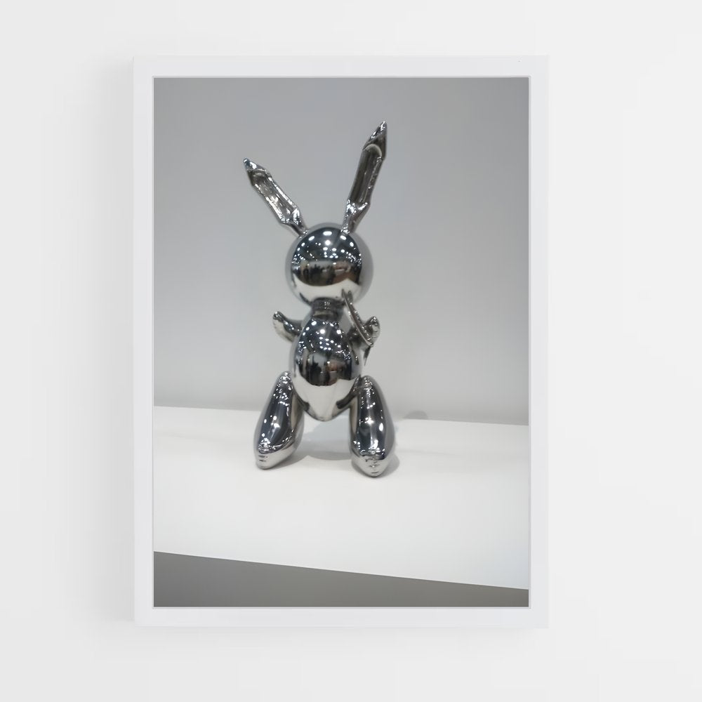 ap-koons rabbit-2 cadre Blanc