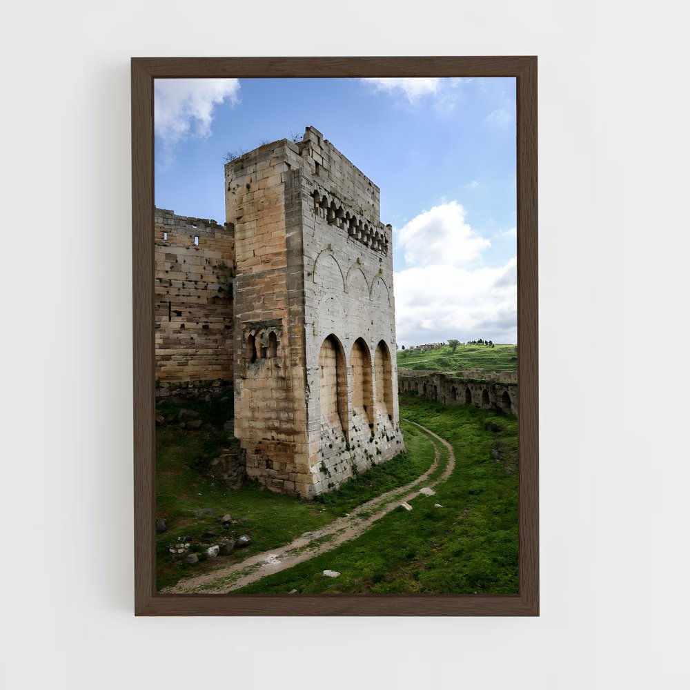 ap-krak des chevaliers-1 cadre Bois foncé