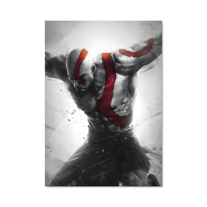 Poster Kratos en Colère