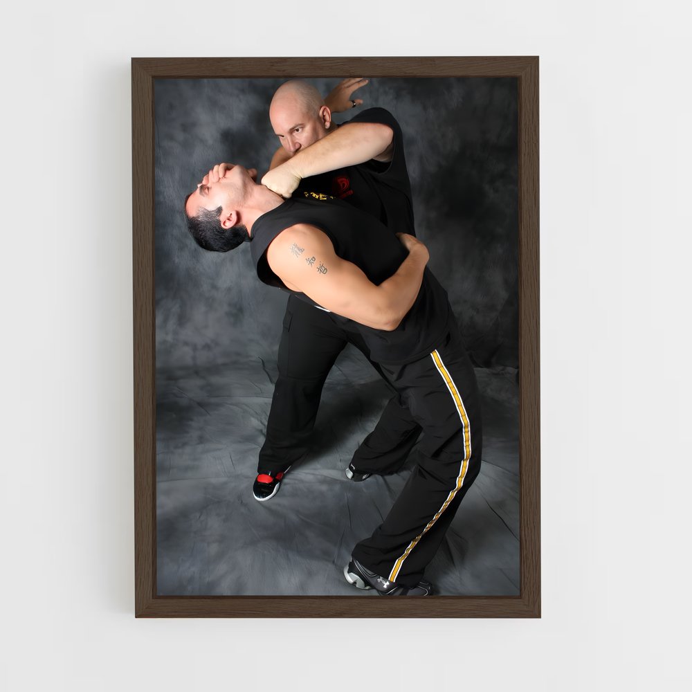 ap-krav maga-1 cadre Bois foncé