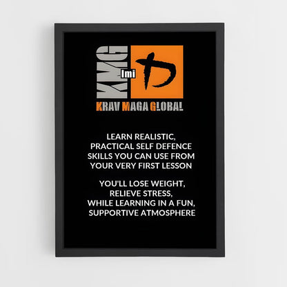 ap-krav maga global-1 cadre Noir