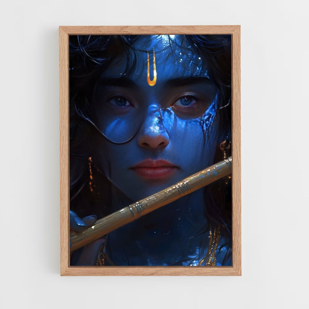 ap-krishna-10 cadre Bois clair