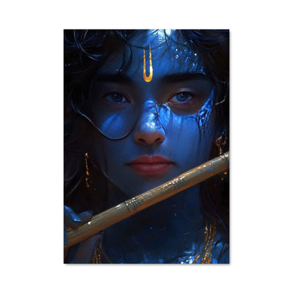 Poster Flûte et Paon