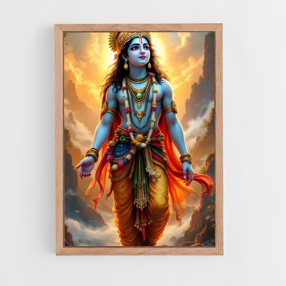 ap-krishna-11 cadre Bois clair