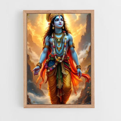 ap-krishna-11 cadre Bois clair