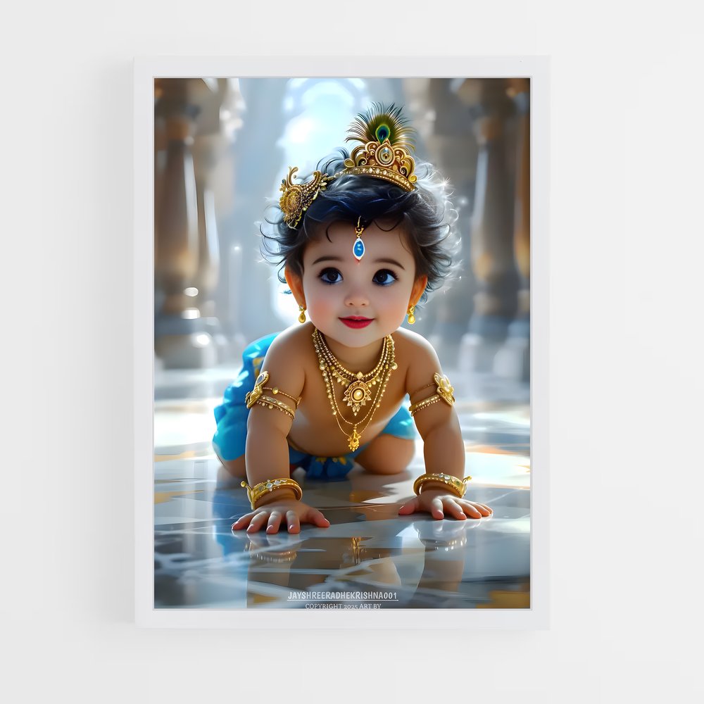 ap-krishna-13 cadre Blanc