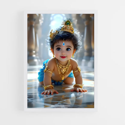 ap-krishna-13 cadre Blanc