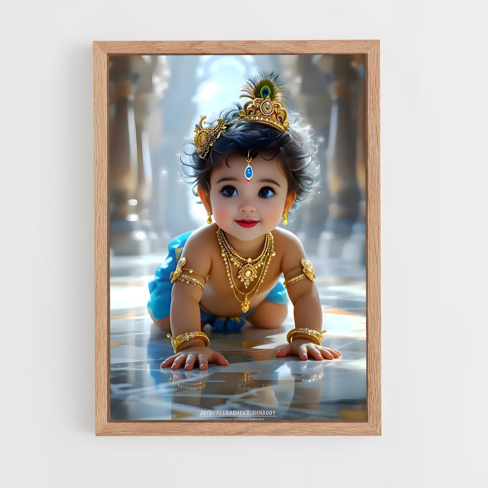 ap-krishna-13 cadre Bois clair