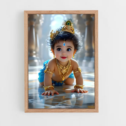 ap-krishna-13 cadre Bois clair