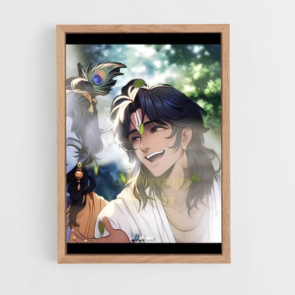 ap-krishna-19 cadre Bois clair