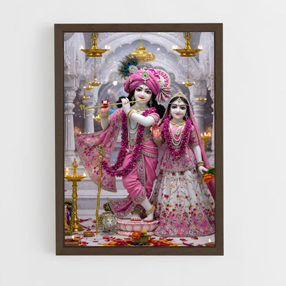 ap-krishna-22 cadre Bois foncé