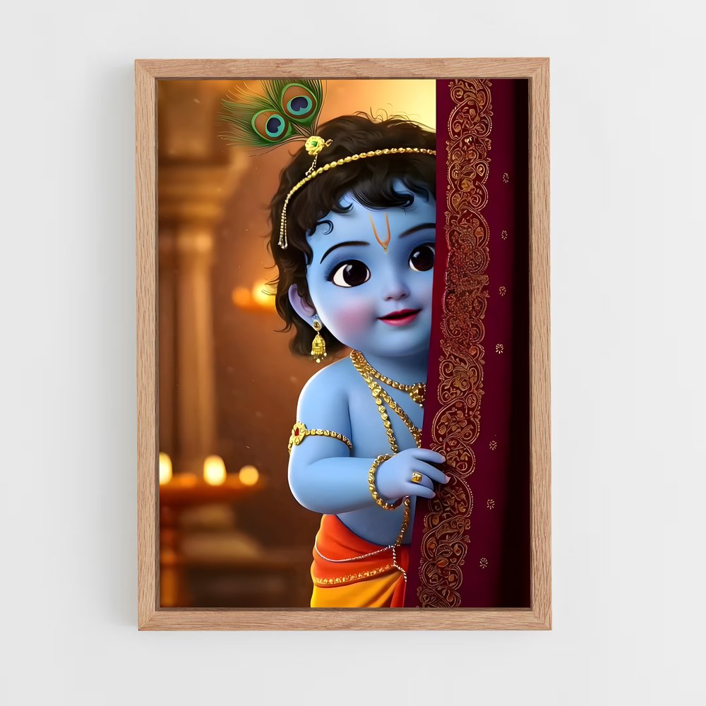 ap-krishna-23 cadre Bois clair