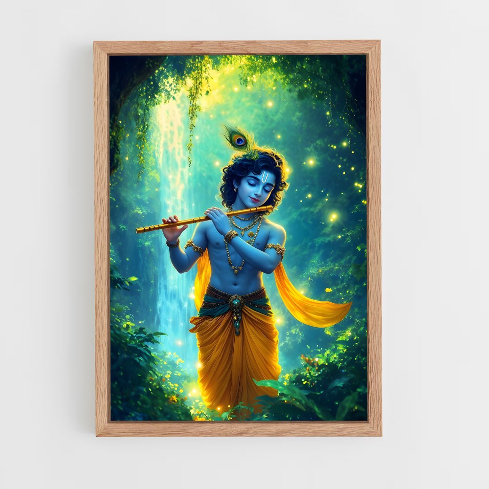 ap-krishna-3 cadre Bois clair