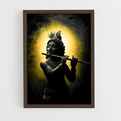 ap-krishna-9 cadre Bois foncé