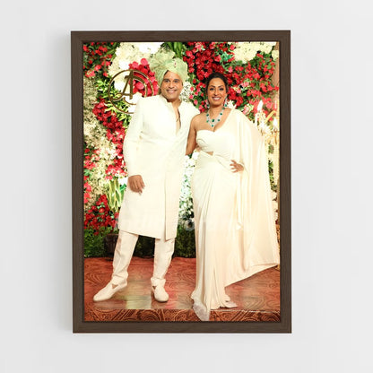 ap-krushna abhishek-1 cadre Bois foncé