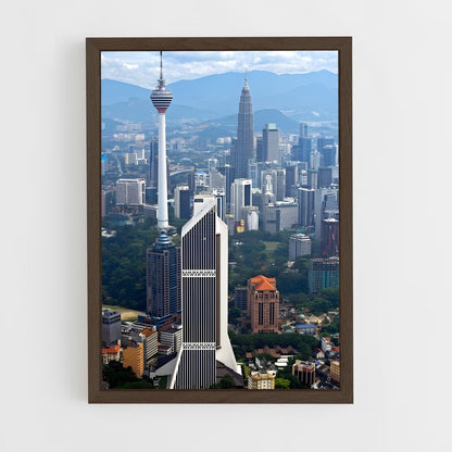 ap-kuala lumpur-3 cadre Bois foncé