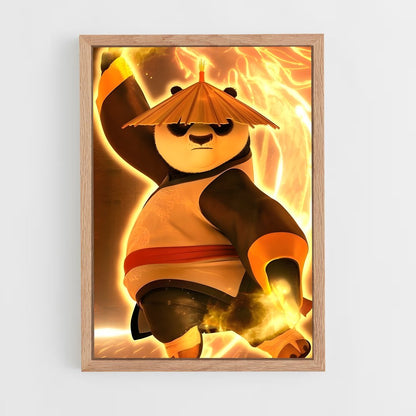 ap-kung fu panda-2 cadre Bois clair