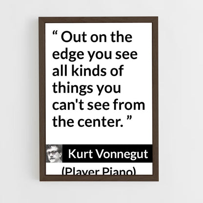 ap-kurt vonnegut-2 cadre Bois foncé