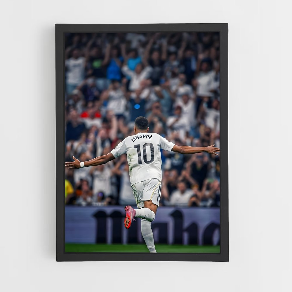 ap-kylian mbappe-3 cadre Noir