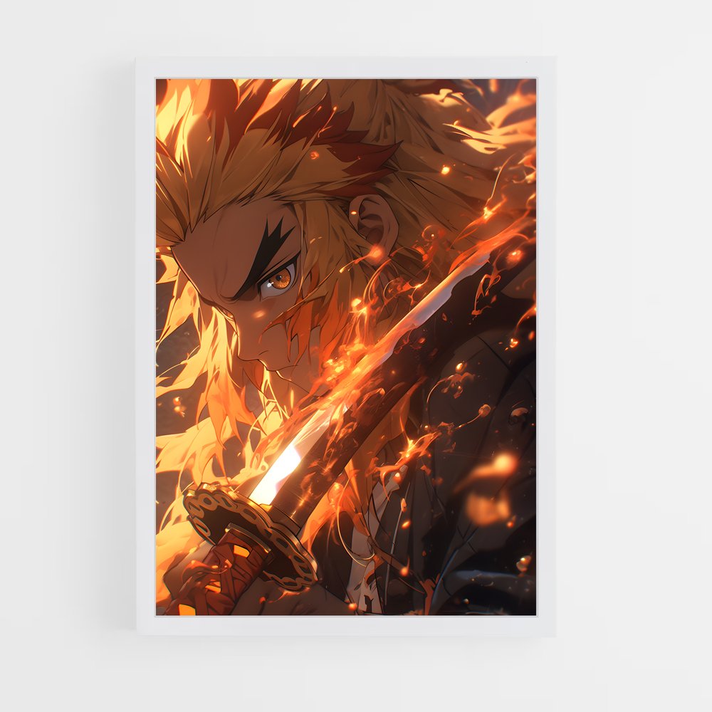 ap-kyojuro rengoku-10 cadre Blanc