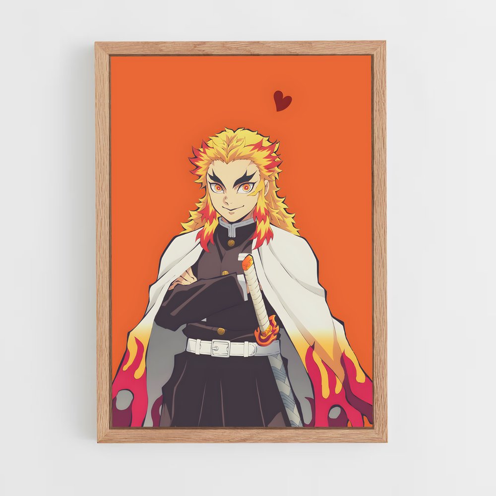 ap-kyojuro rengoku-12 cadre Bois clair