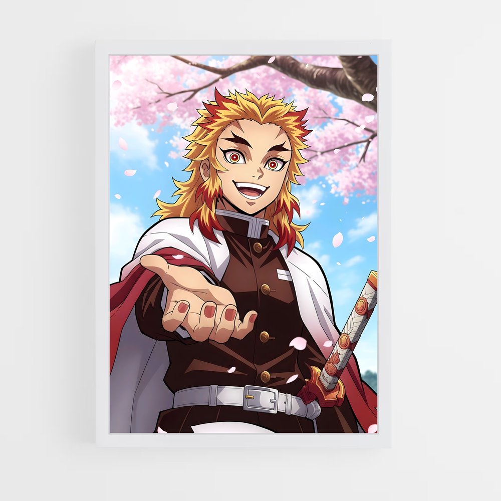 ap-kyojuro rengoku-6 cadre Blanc