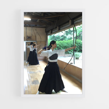 ap-kyudo japanese archery-1 cadre Blanc