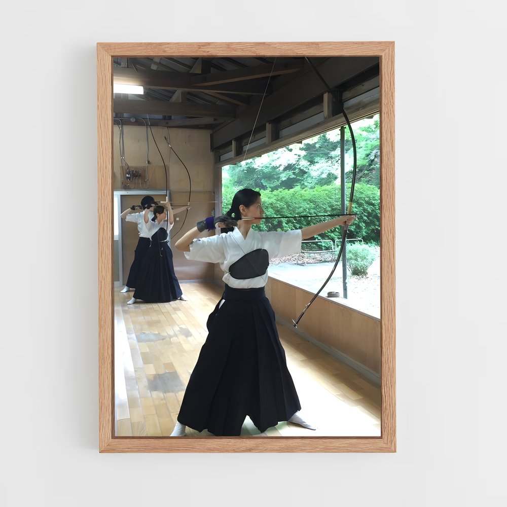 ap-kyudo japanese archery-1 cadre Bois clair