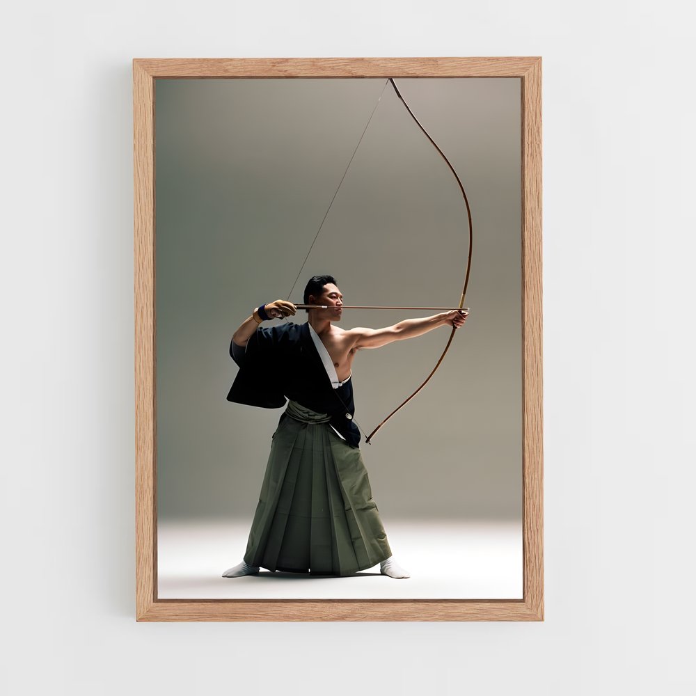 ap-kyudo japanese archery-2 cadre Bois clair