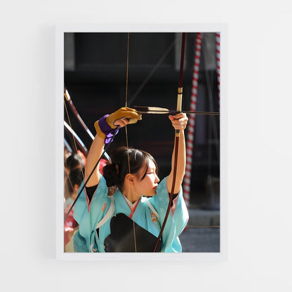 ap-kyudo japanese archery-3 cadre Blanc