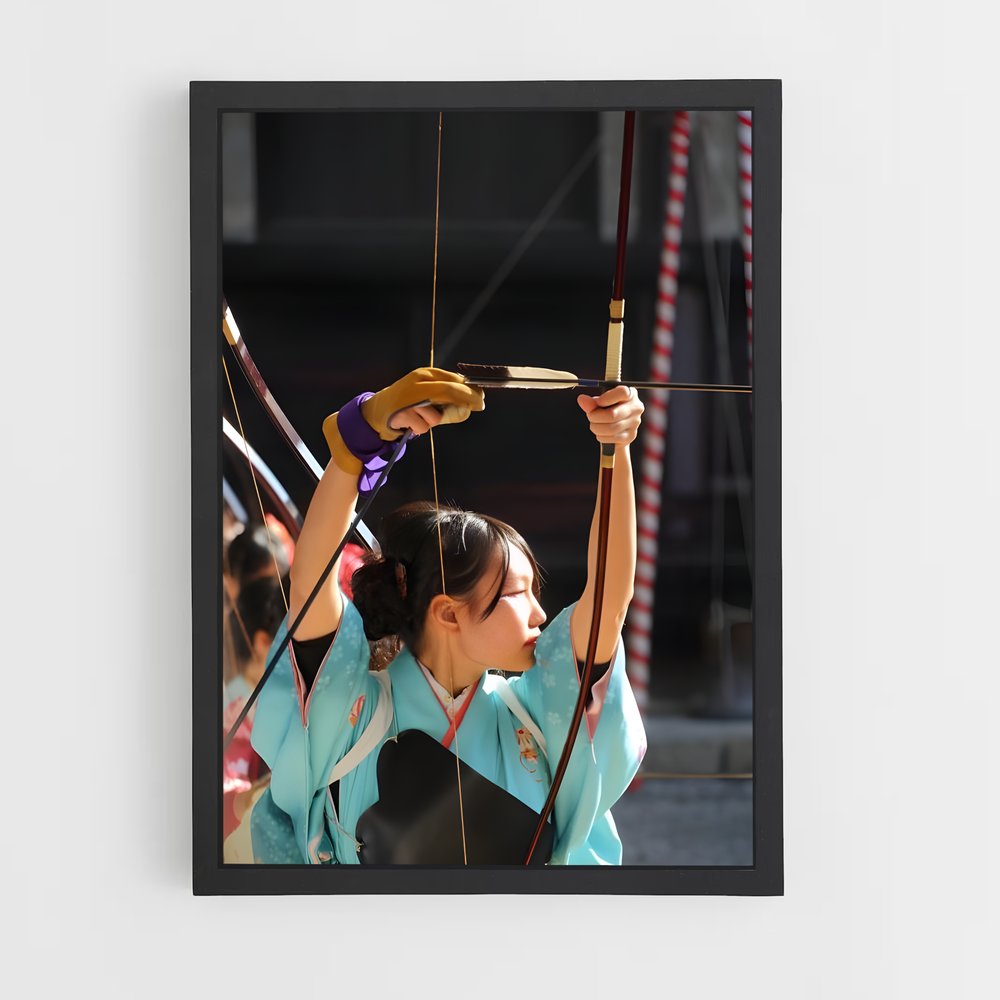 ap-kyudo japanese archery-3 cadre Noir