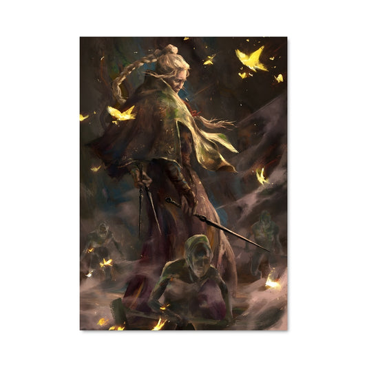 Poster Lady butterfly 44519