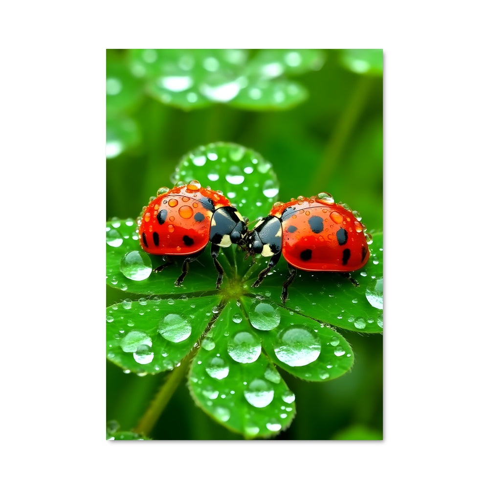 Poster Duo de Coccinelles