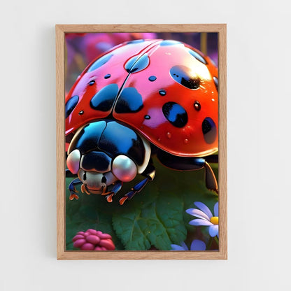 ap-ladybug-9 cadre Bois clair
