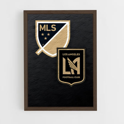 ap-lafc los angeles fc-6 cadre Bois foncé