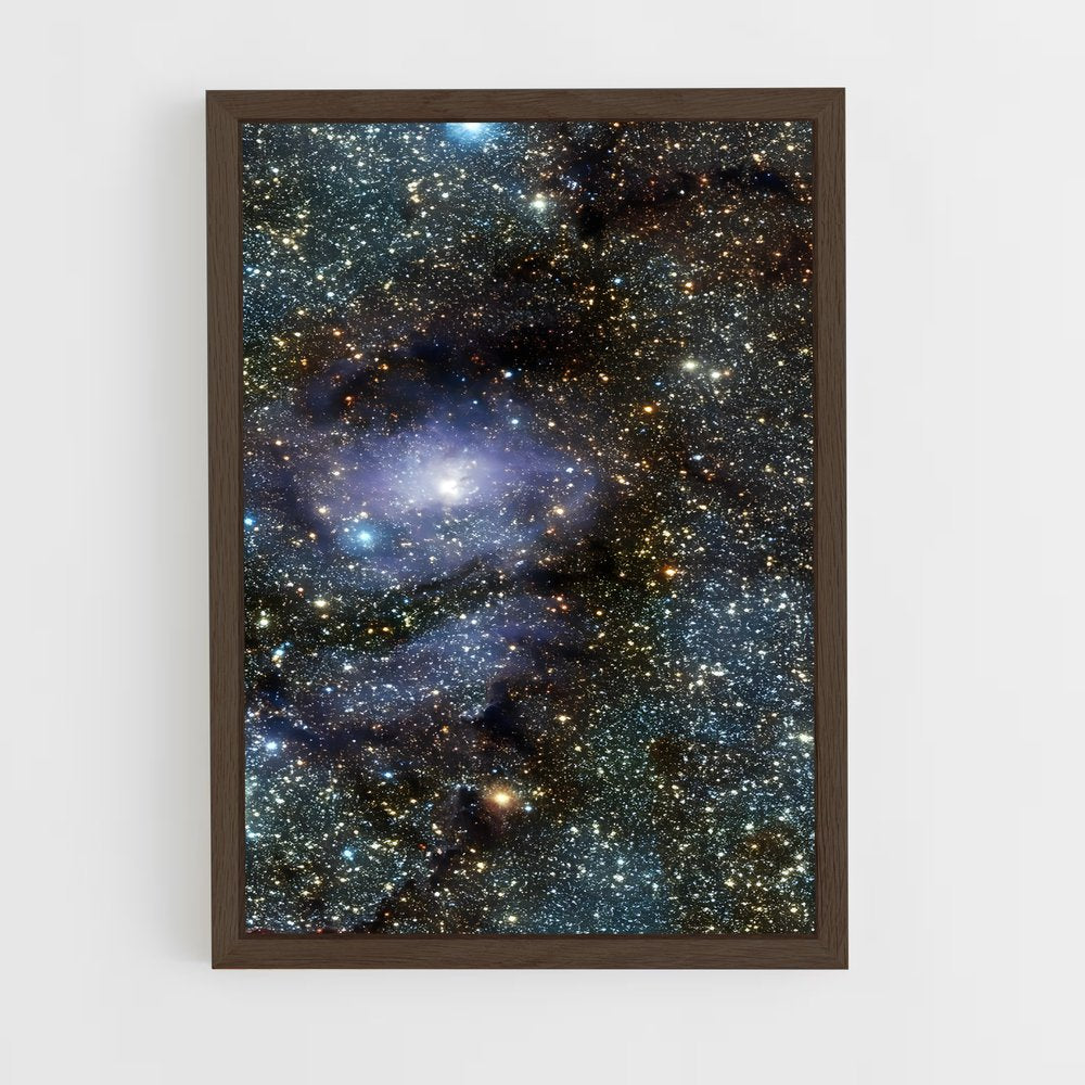 ap-lagoon nebula-4 cadre Bois foncé