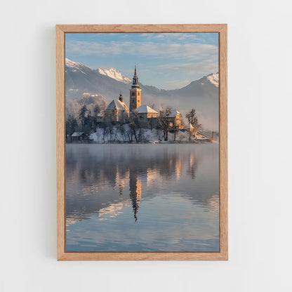 ap-lake bled-3 cadre Bois clair