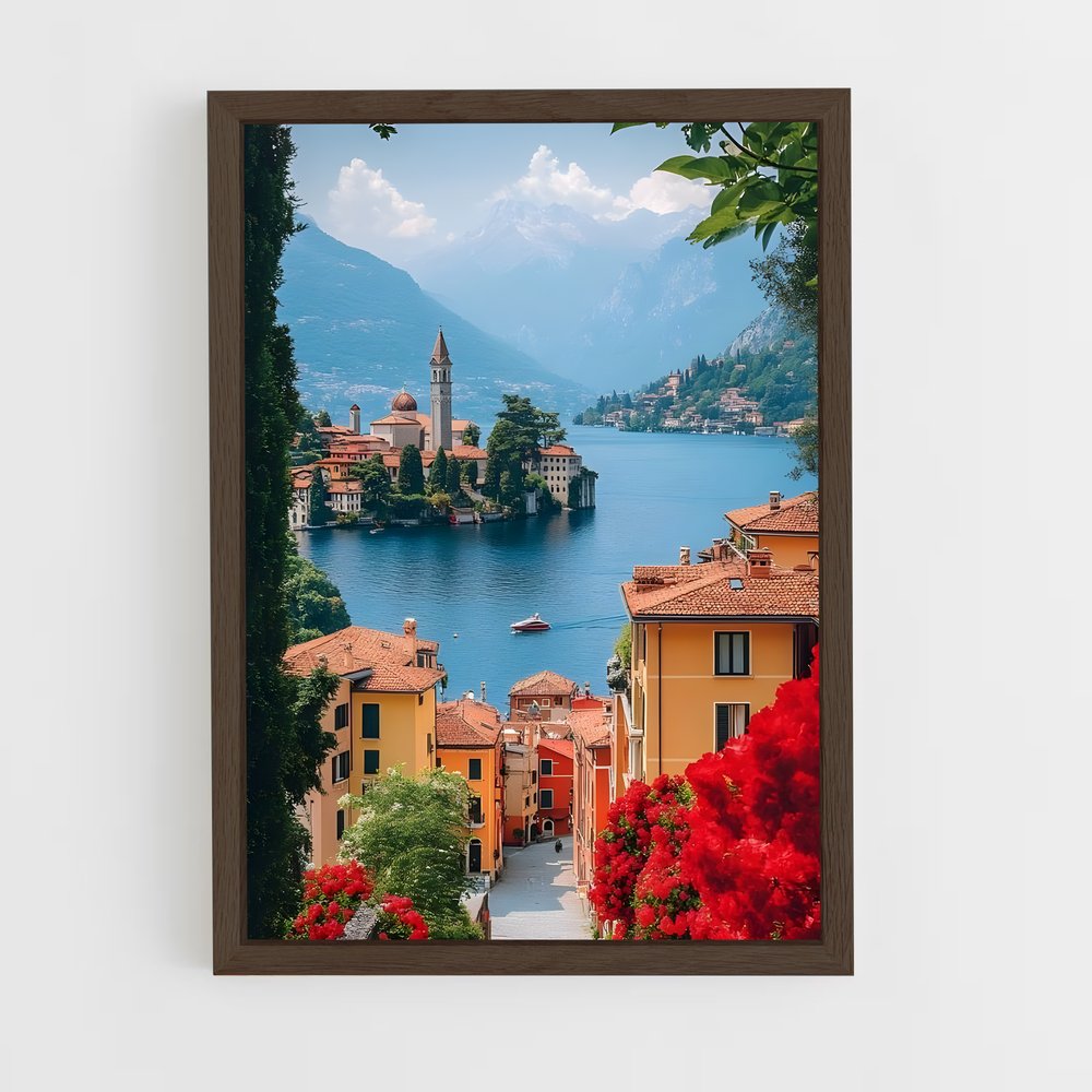 ap-lake como-3 cadre Bois foncé
